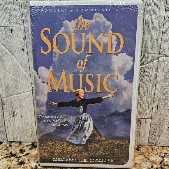 The Sound of Music VHS Clamshell Julie Andrews Clamshell New Sealed - Picture 1 of 6